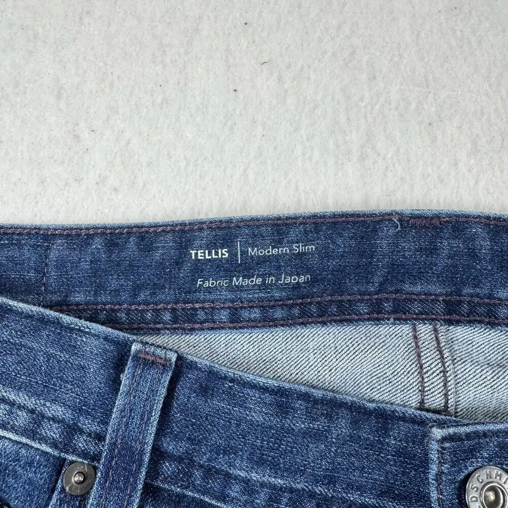 AG Adriano Goldschmied Jeans Mens Size 36x34 Blue Tellis Modern Slim Denim 360